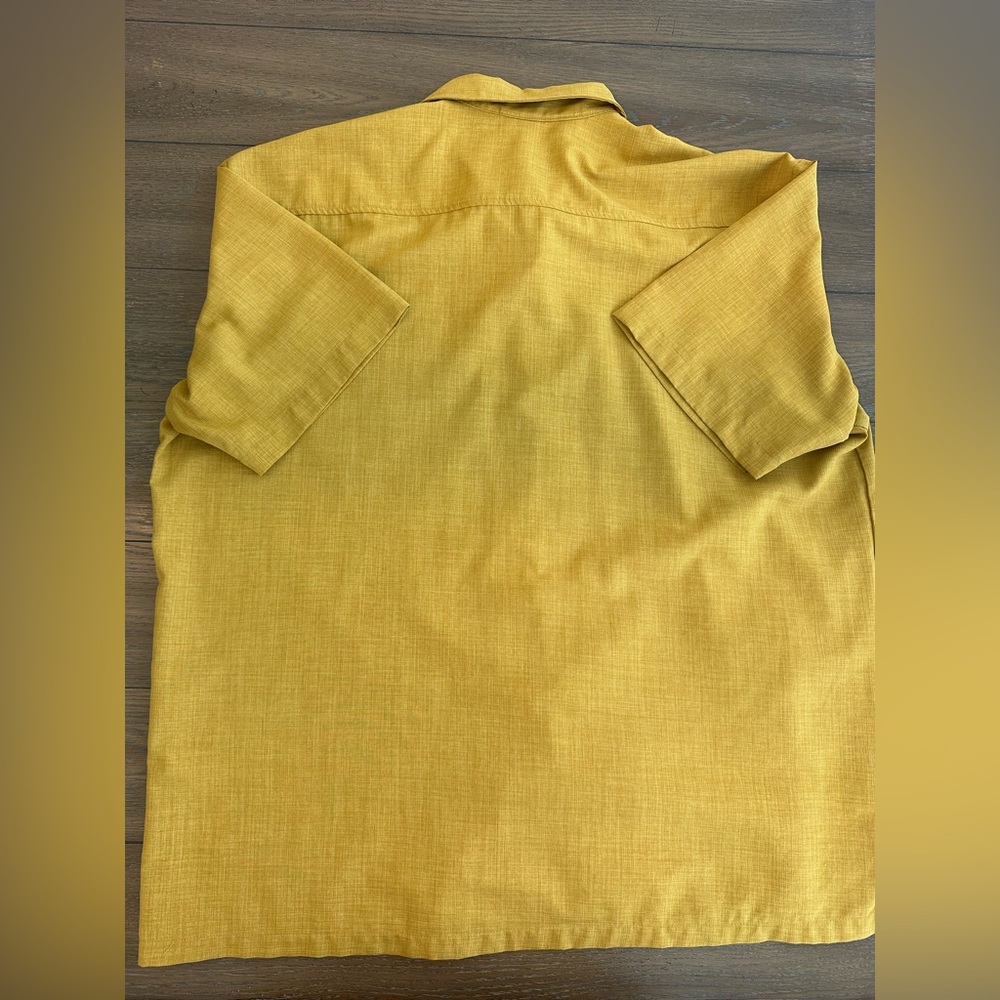 Steady Classics Men's Yellow Casual Button Down Shirt Size XXL‎ - Picture 3 of 5